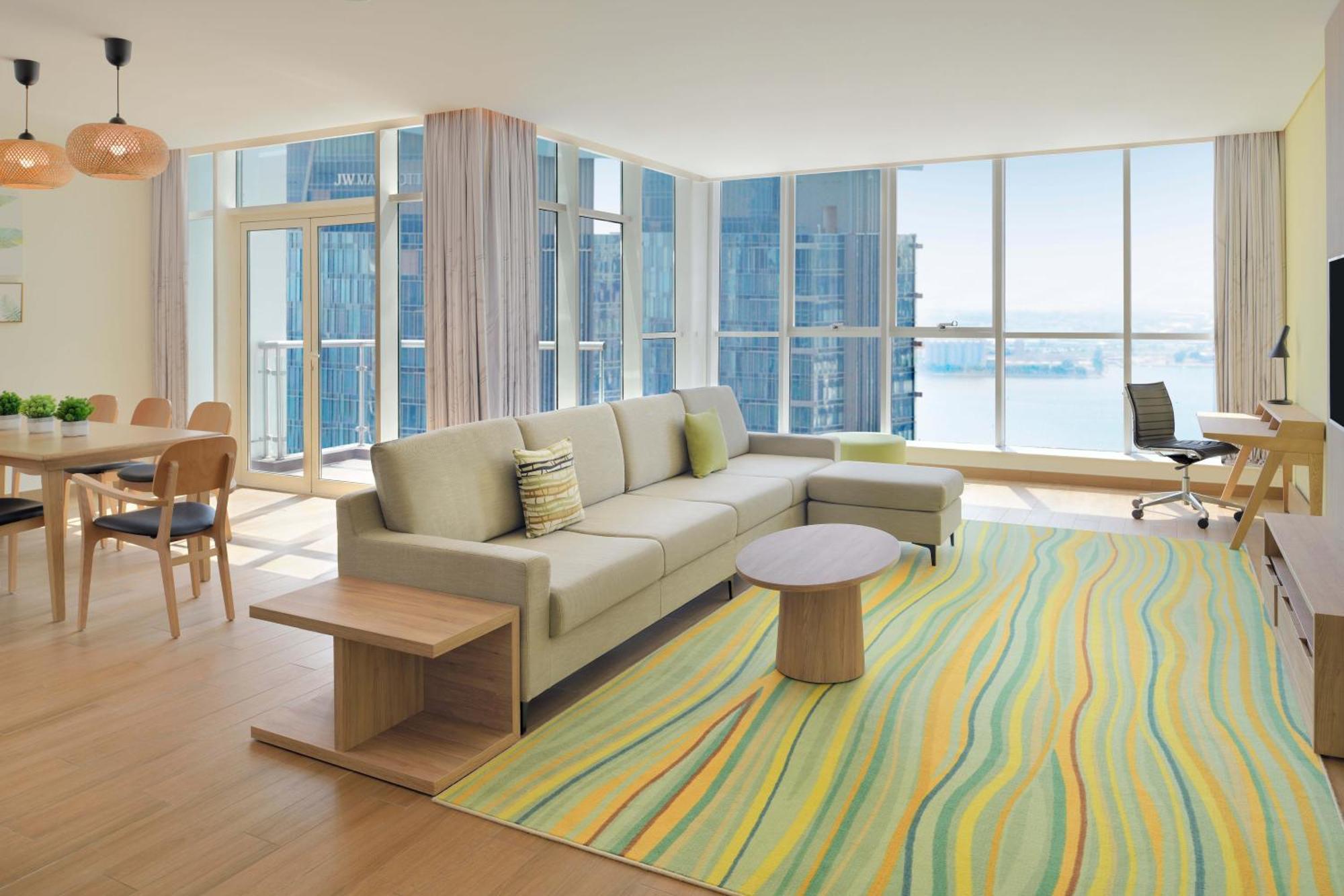 Element By Westin City Center Doha Kültér fotó A living room at the hotel